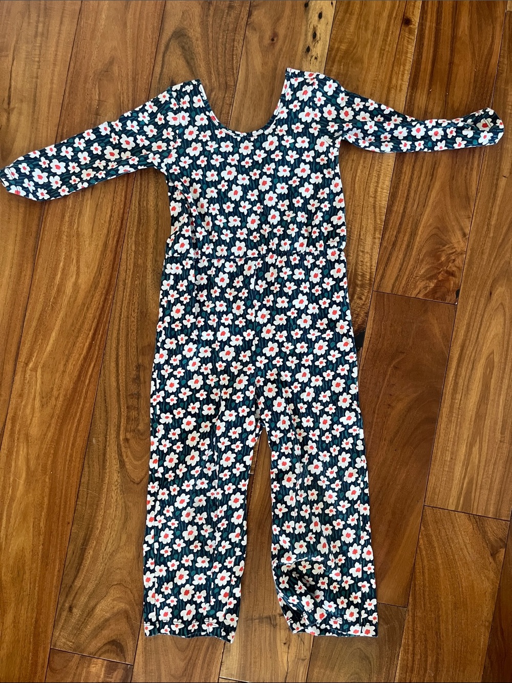 Alice + Ames Floral Long-Sleeve Jumpsuit
